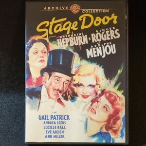 "STAGE DOOR"  B/W.  DVD.  NOT RATED.  1937